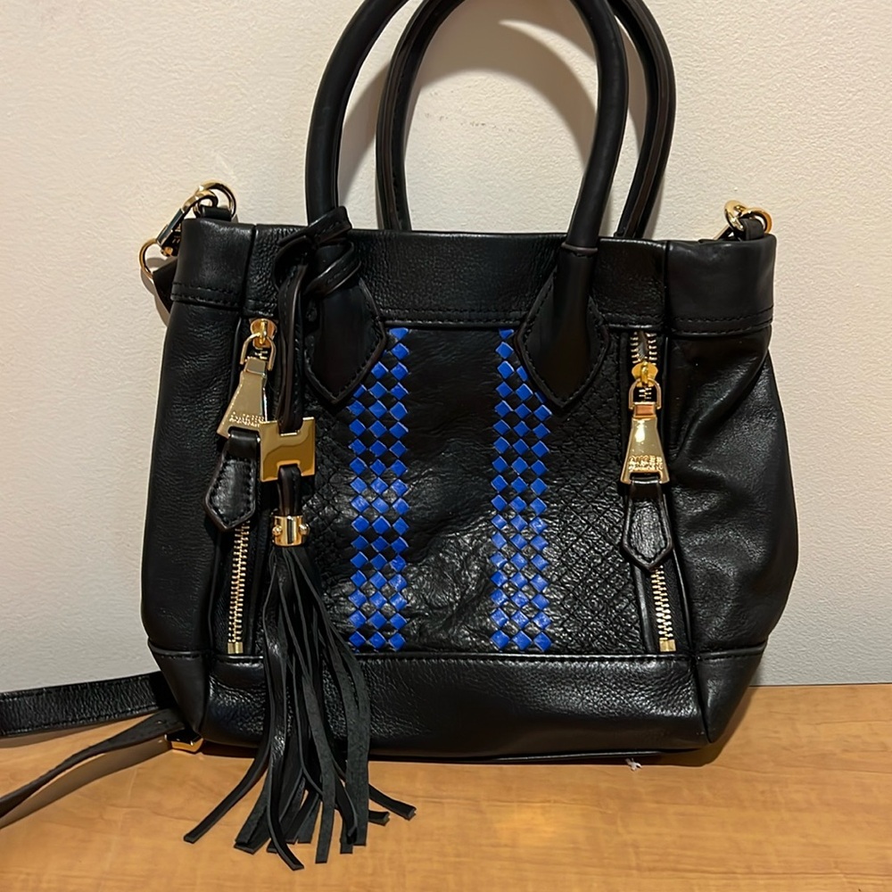 Aimee Kestenberg Leather Bag with Handles and Shoulder Strap